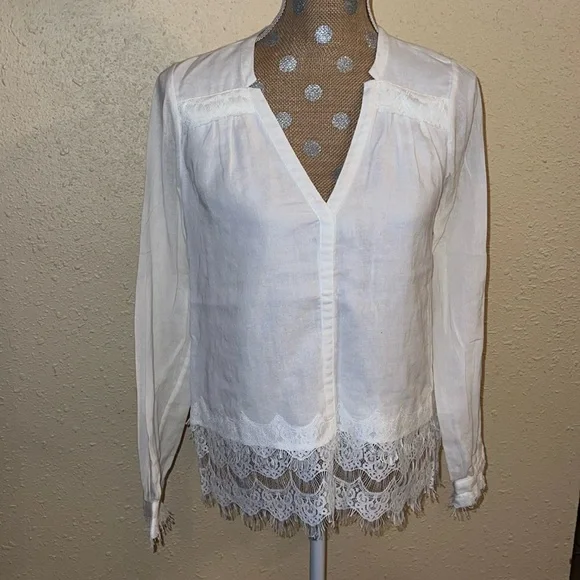 CALYPSO adorable white blouse XS - Picture 1 of 7